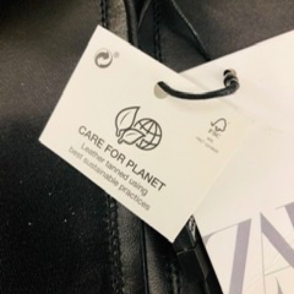 ZARA LEATHER Color Block Boots, 40, NWT - Picture 4 of 6